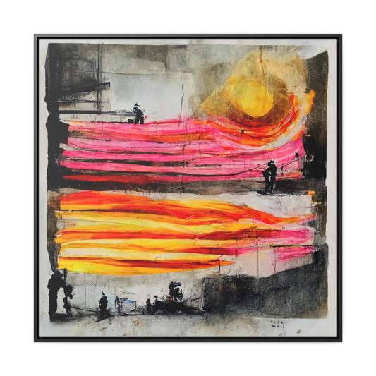 Land of the Sun 7, Valentinii, Gallery Canvas Wraps, Square Frame