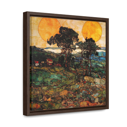 Land of the Sun 39, Valentinii, Gallery Canvas Wraps, Square Frame