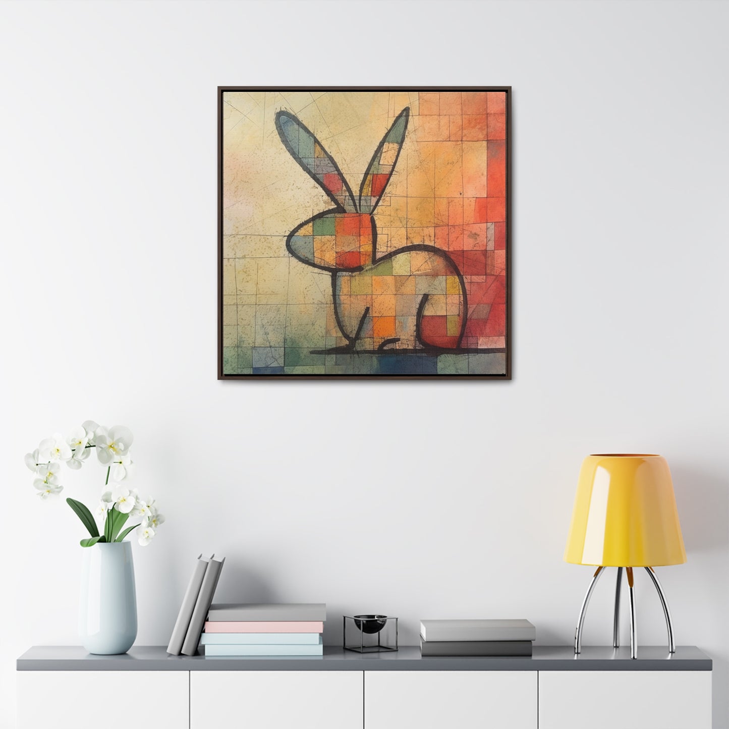 Rabbit 26, Gallery Canvas Wraps, Square Frame