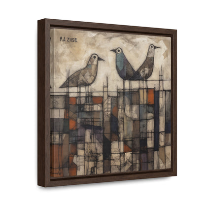 Bird 25, Gallery Canvas Wraps, Square Frame