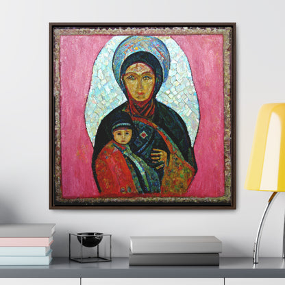 Mary and the Child 22, Valentinii, Gallery Canvas Wraps, Square Frame