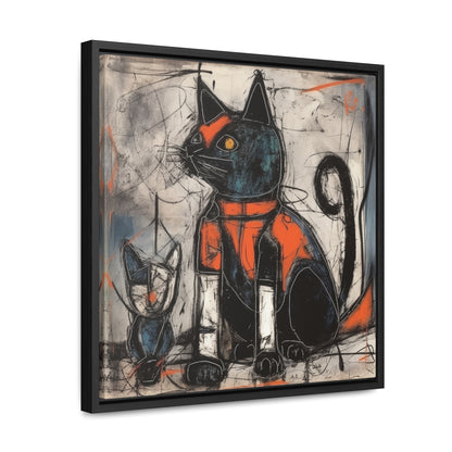 Cat 92, Gallery Canvas Wraps, Square Frame