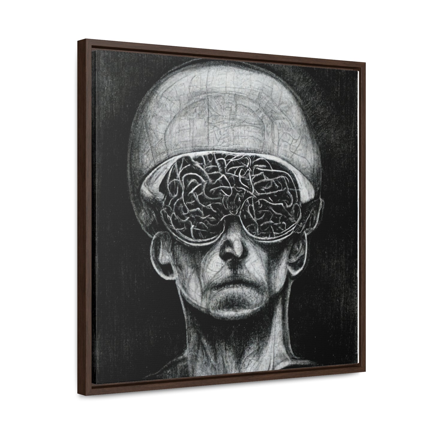 Brain 14, Valentinii, Gallery Canvas Wraps, Square Frame