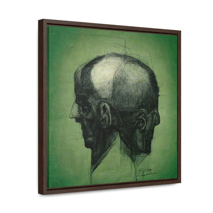 Heads 17, Valentinii, Gallery Canvas Wraps, Square Frame