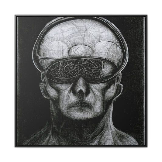 Brain 30, Valentinii, Gallery Canvas Wraps, Square Frame