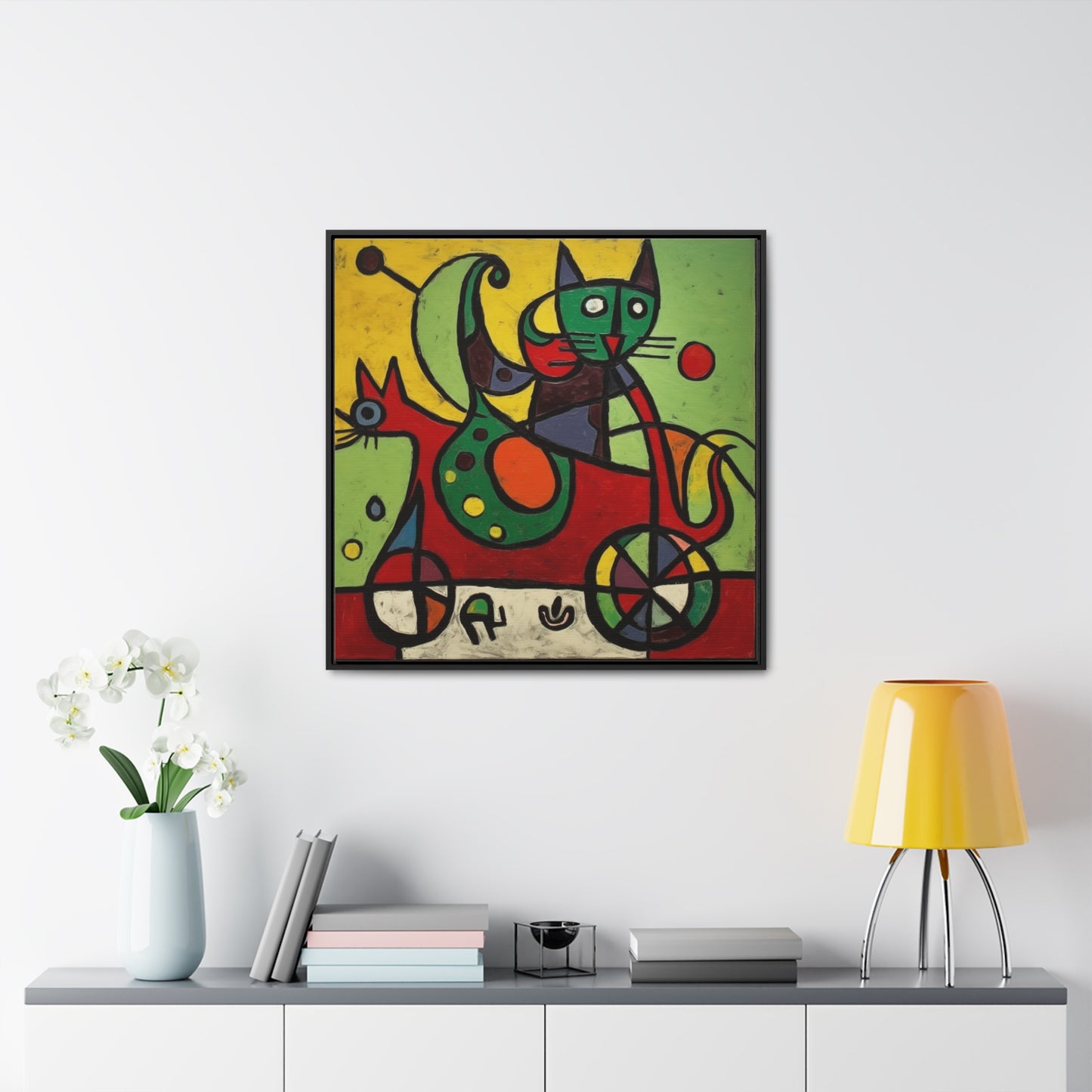 Cat 149, Gallery Canvas Wraps, Square Frame