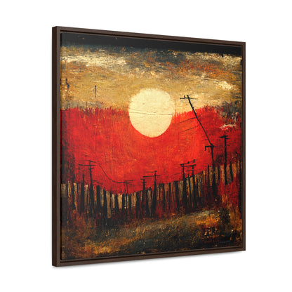 Land of the Sun 19, Valentinii, Gallery Canvas Wraps, Square Frame