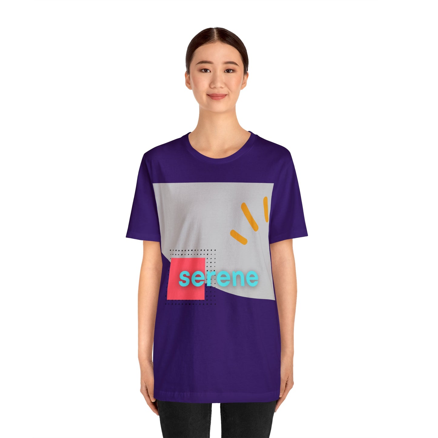 Serene, Unisex Jersey Short Sleeve Tee