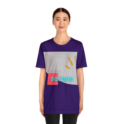 Serene, Unisex Jersey Short Sleeve Tee