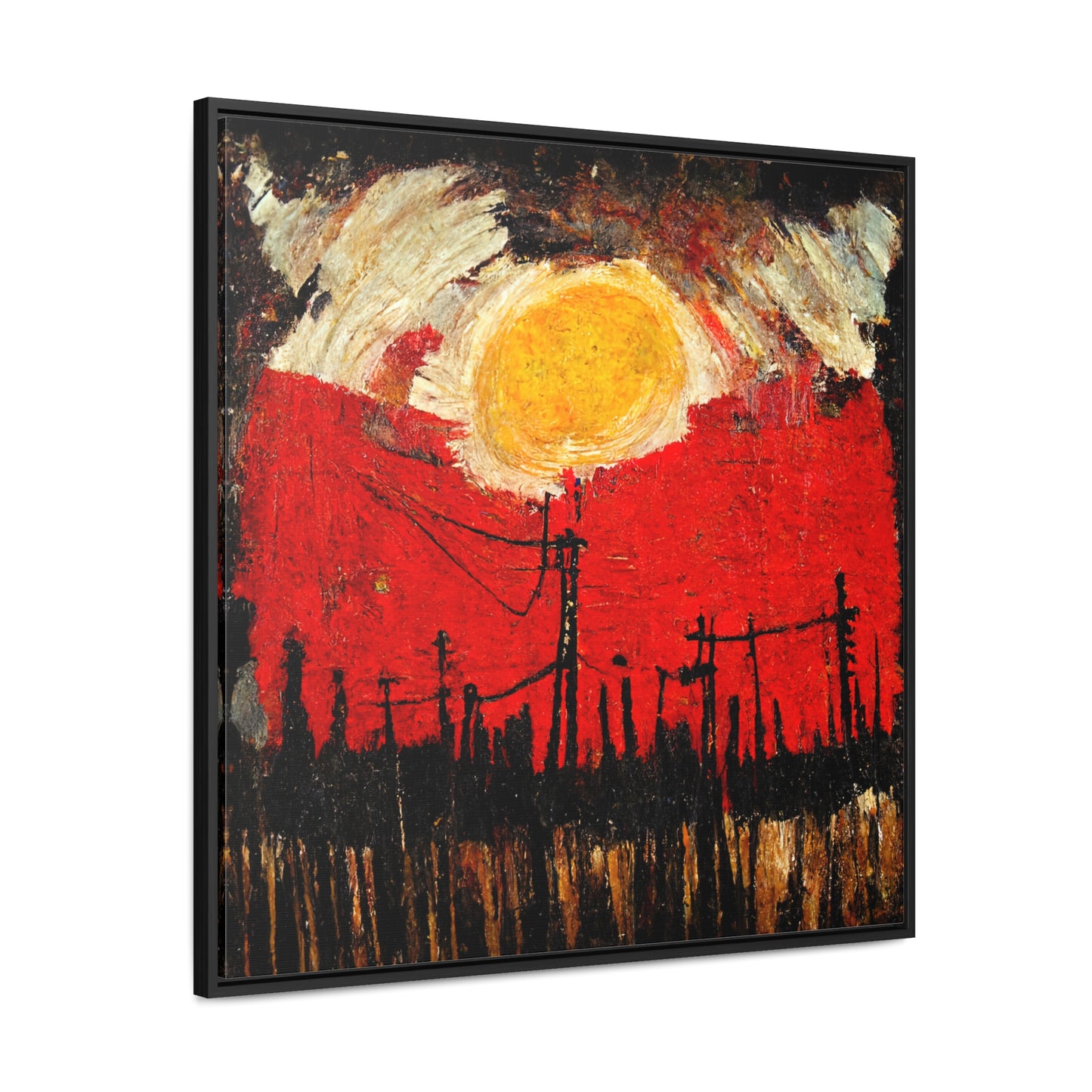 Land of the Sun 37, Valentinii, Gallery Canvas Wraps, Square Frame