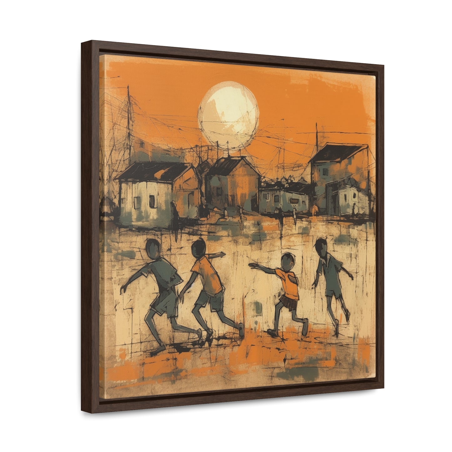 Childhood 25, Gallery Canvas Wraps, Square Frame