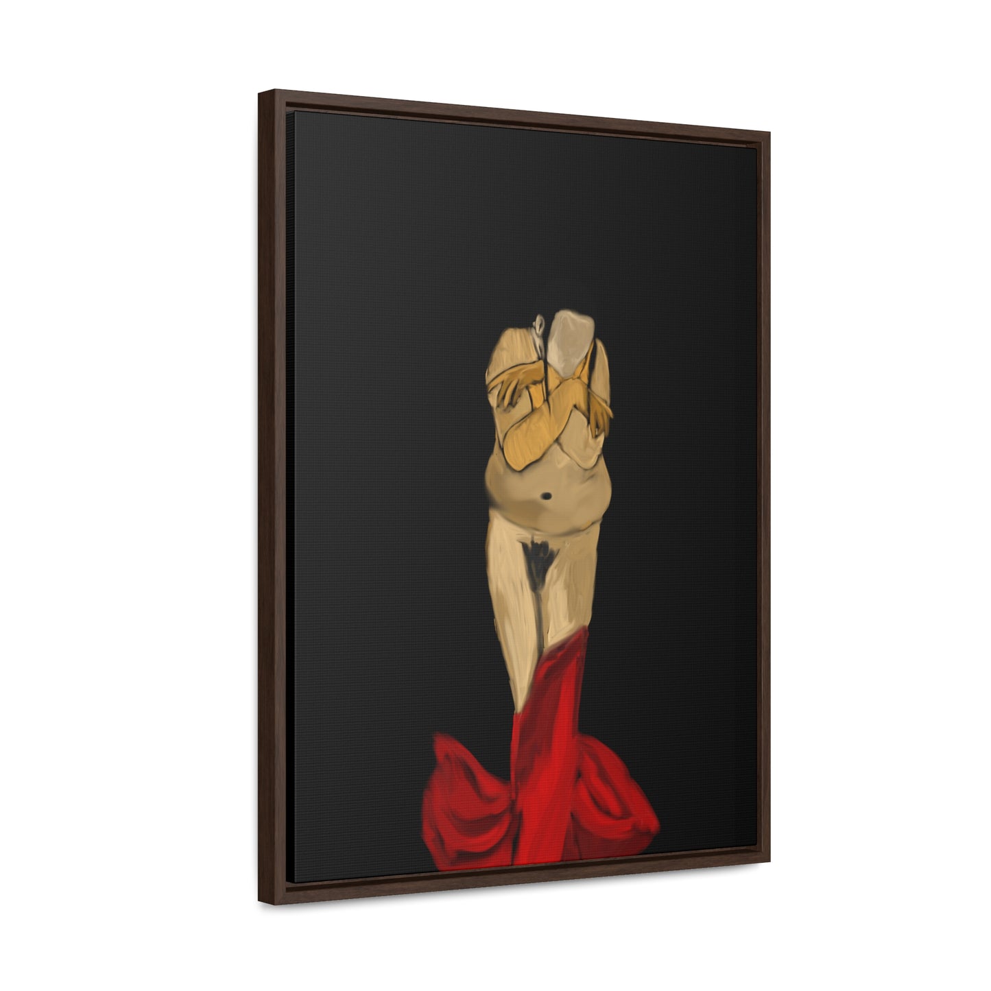 Shame, Original Eduard Pavel, Gallery Canvas Wraps, Vertical Frame