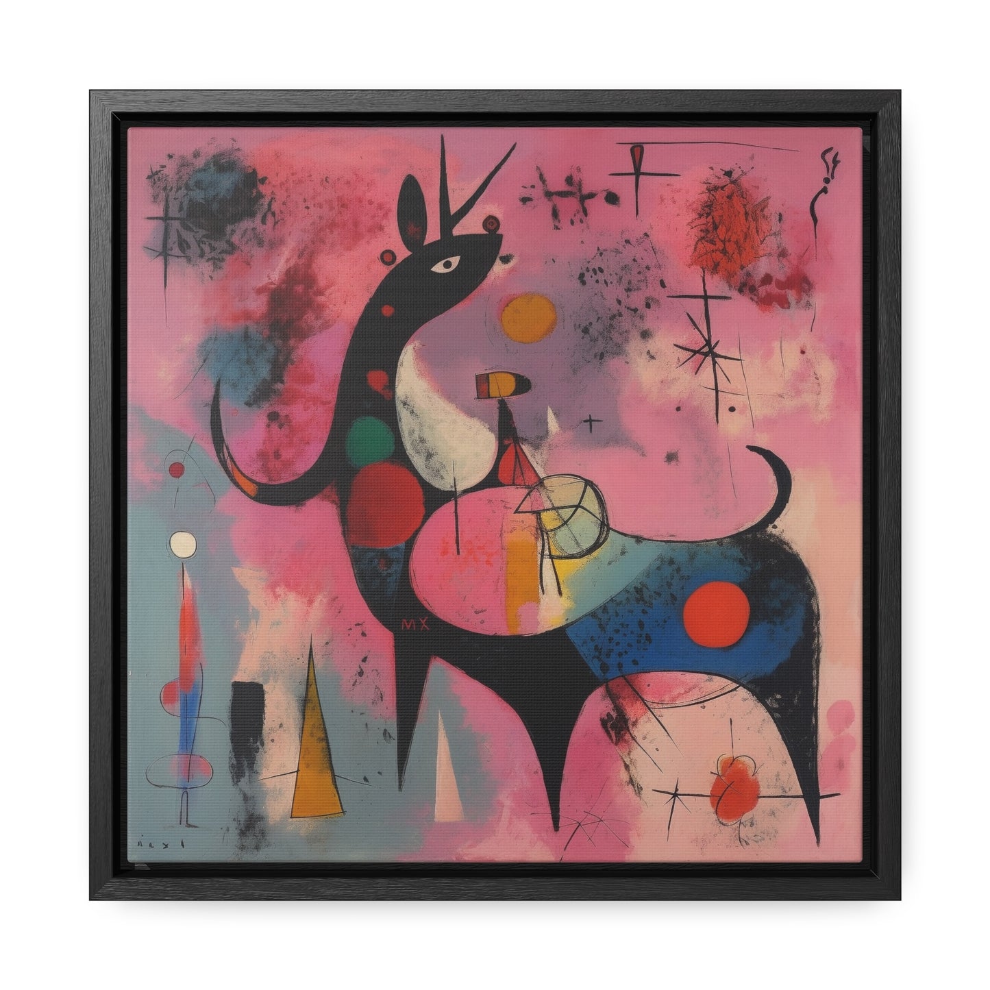 The Dreams of the Child 58, Gallery Canvas Wraps, Square Frame