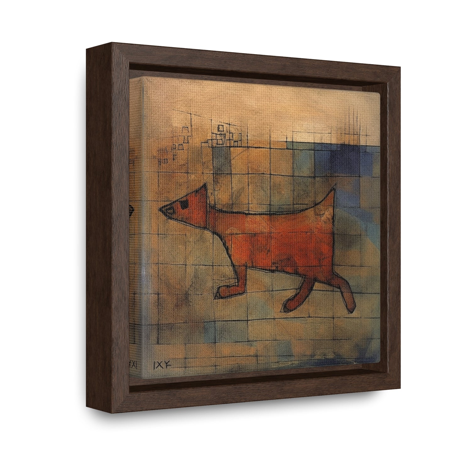 V Dog 11, Gallery Canvas Wraps, Square Frame