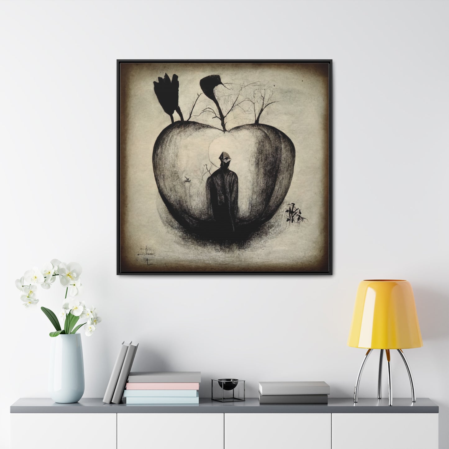 Apple 14, Valentinii, Gallery Canvas Wraps, Square Frame