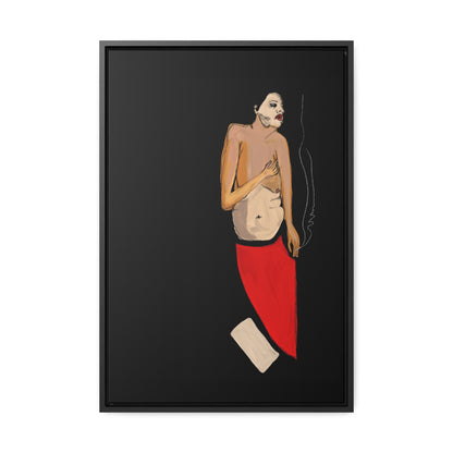 A Depressive Aladdin, Original Eduard Pavel, Gallery Canvas Wraps, Vertical Frame