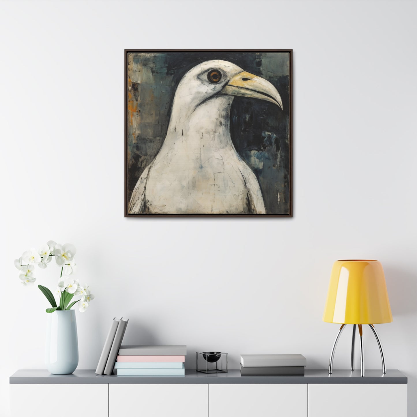 Bird 18, Gallery Canvas Wraps, Square Frame