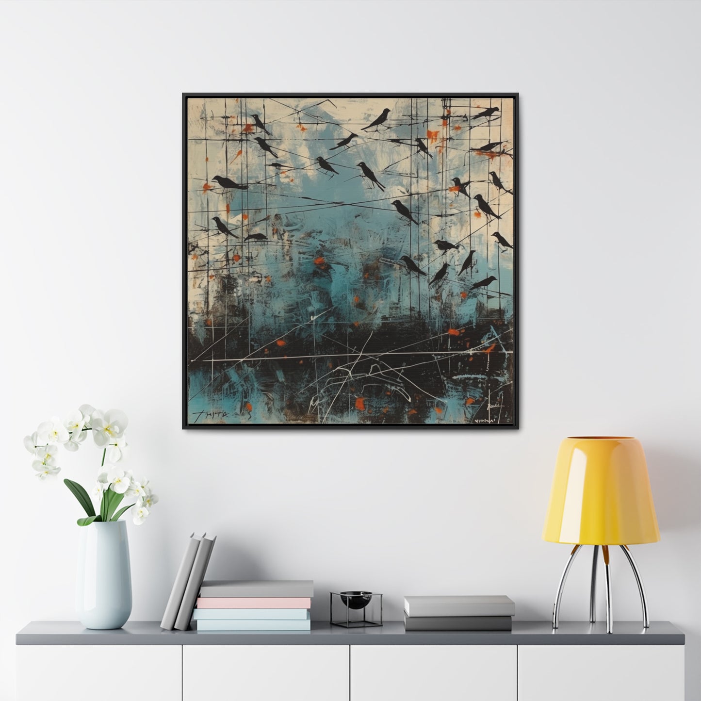 Bird 21, Gallery Canvas Wraps, Square Frame