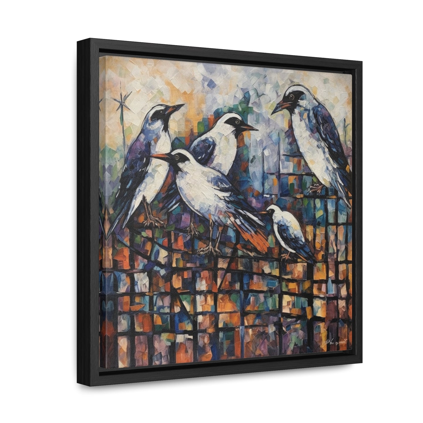 Bird 23, Gallery Canvas Wraps, Square Frame