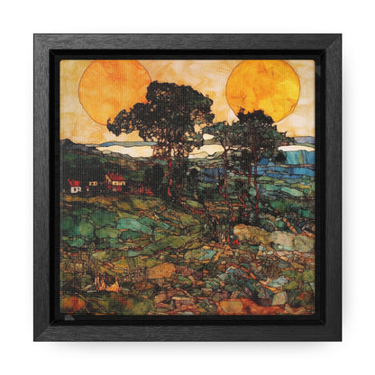 Land of the Sun 39, Valentinii, Gallery Canvas Wraps, Square Frame