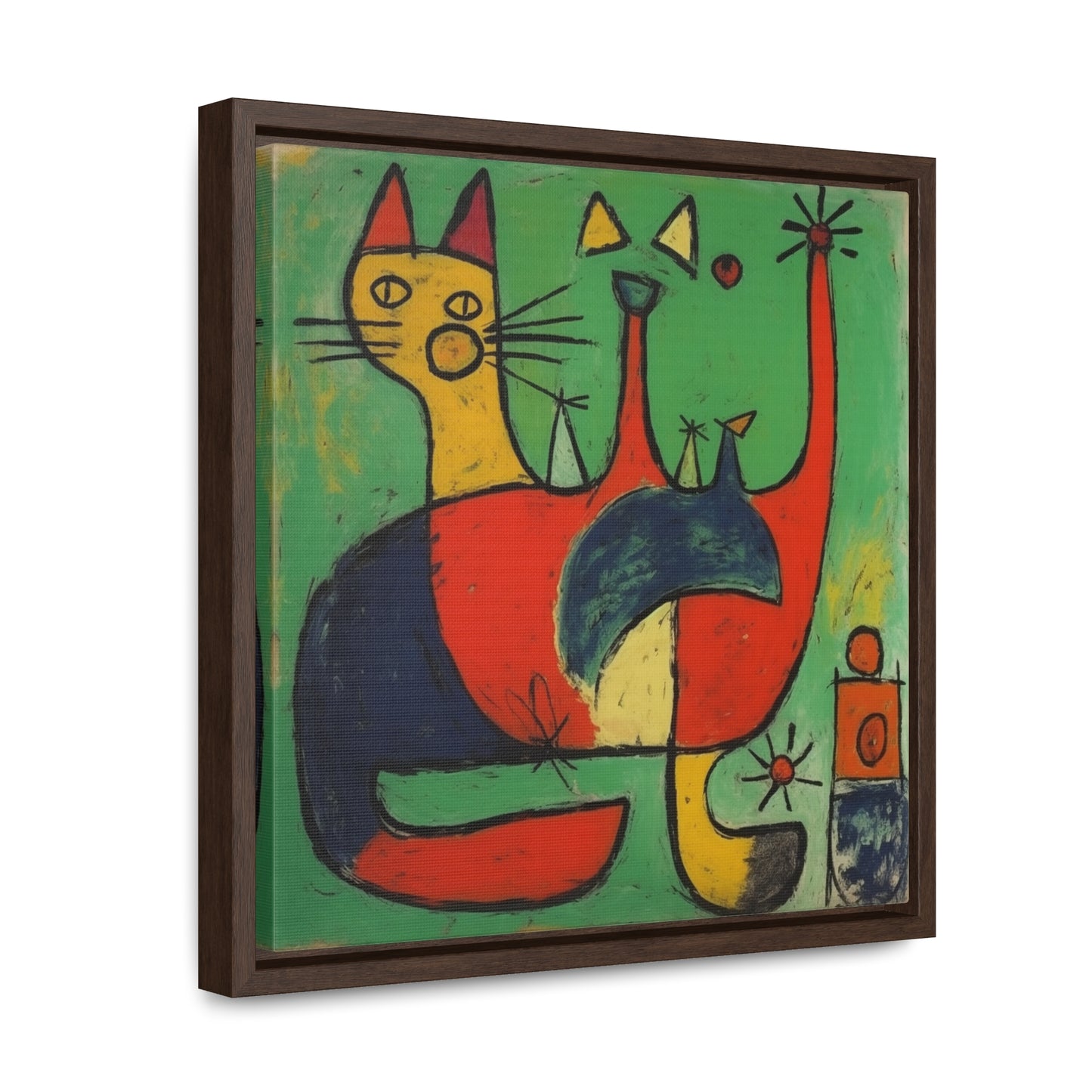 Cat 133, Gallery Canvas Wraps, Square Frame