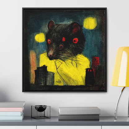 Urban Rat 6, Valentinii, Gallery Canvas Wraps, Square Frame