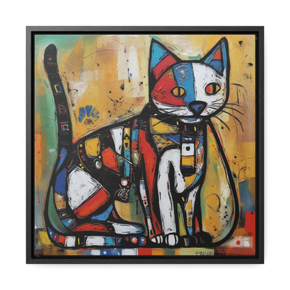 Cat 113, Gallery Canvas Wraps, Square Frame