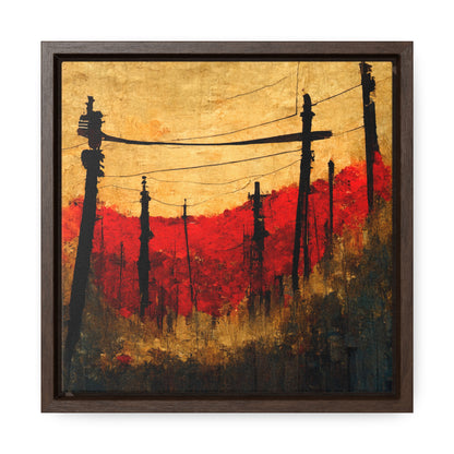 Land of the Sun 18, Valentinii, Gallery Canvas Wraps, Square Frame