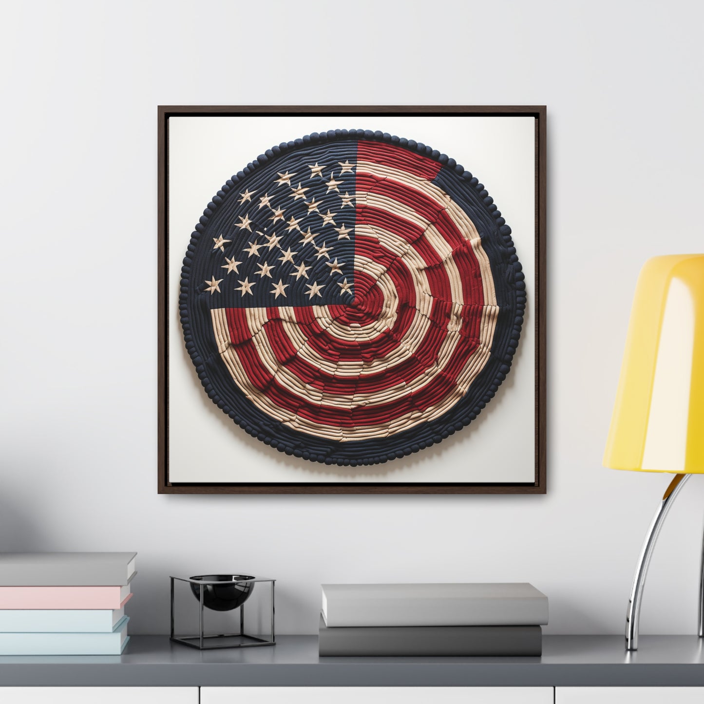 Flag 16, Gallery Canvas Wraps, Square Frame