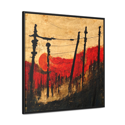 Land of the Sun 25, Valentinii, Gallery Canvas Wraps, Square Frame