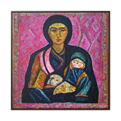 Mary and the Child 17, Valentinii, Gallery Canvas Wraps, Square Frame