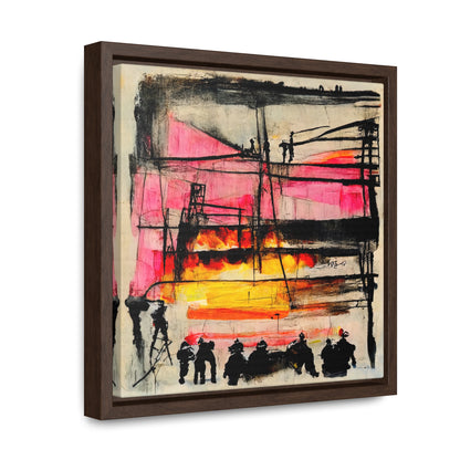 Land of the Sun 4, Valentinii, Gallery Canvas Wraps, Square Frame