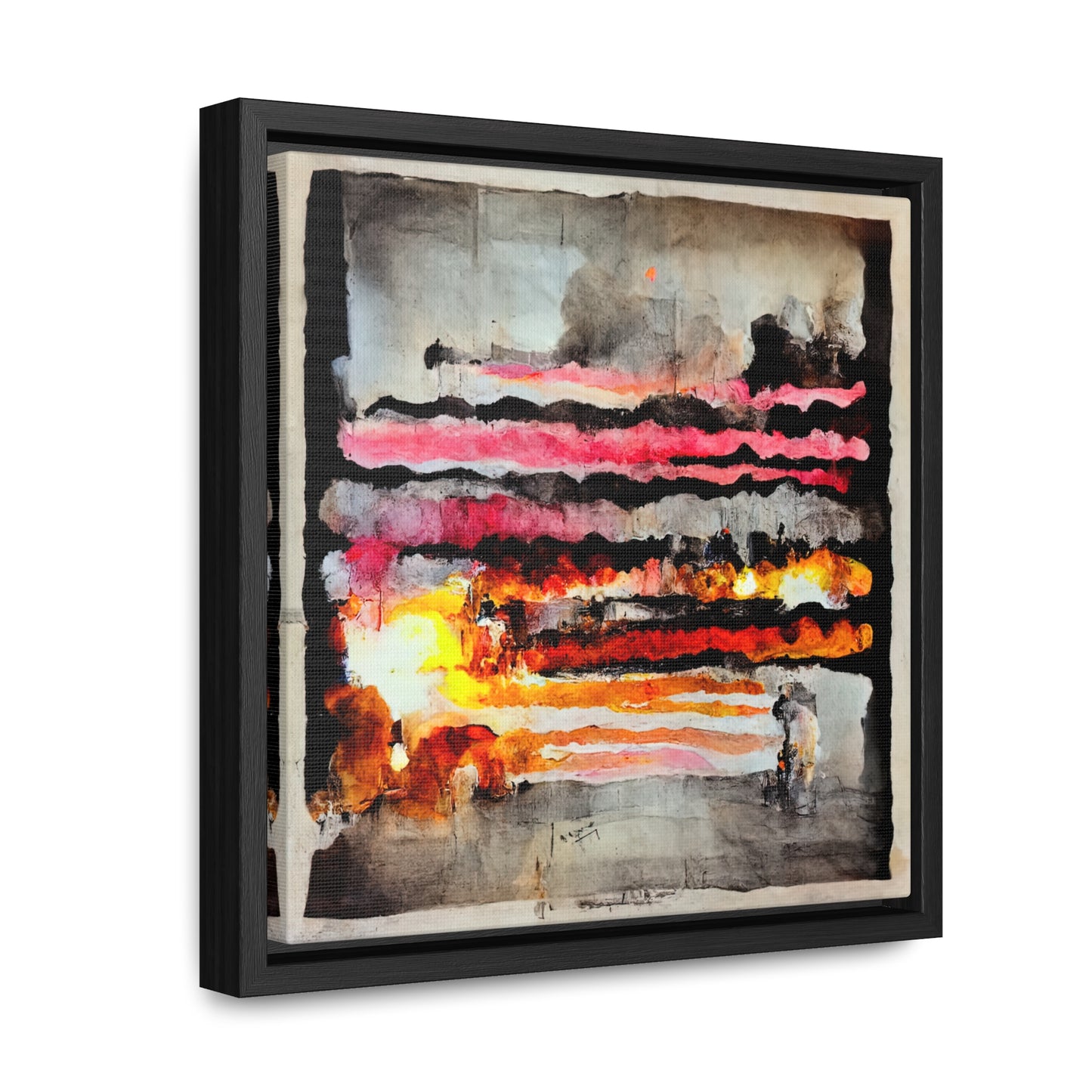 Land of the Sun 8, Valentinii, Gallery Canvas Wraps, Square Frame