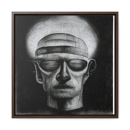 Brain 12, Valentinii, Gallery Canvas Wraps, Square Frame