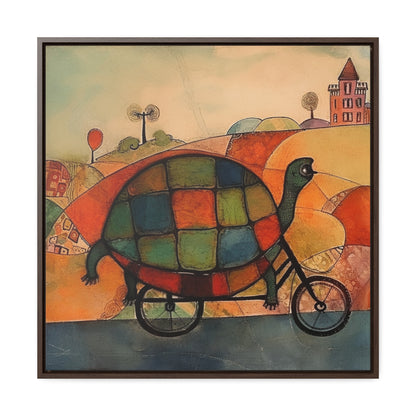 Turtle 3, Gallery Canvas Wraps, Square Frame