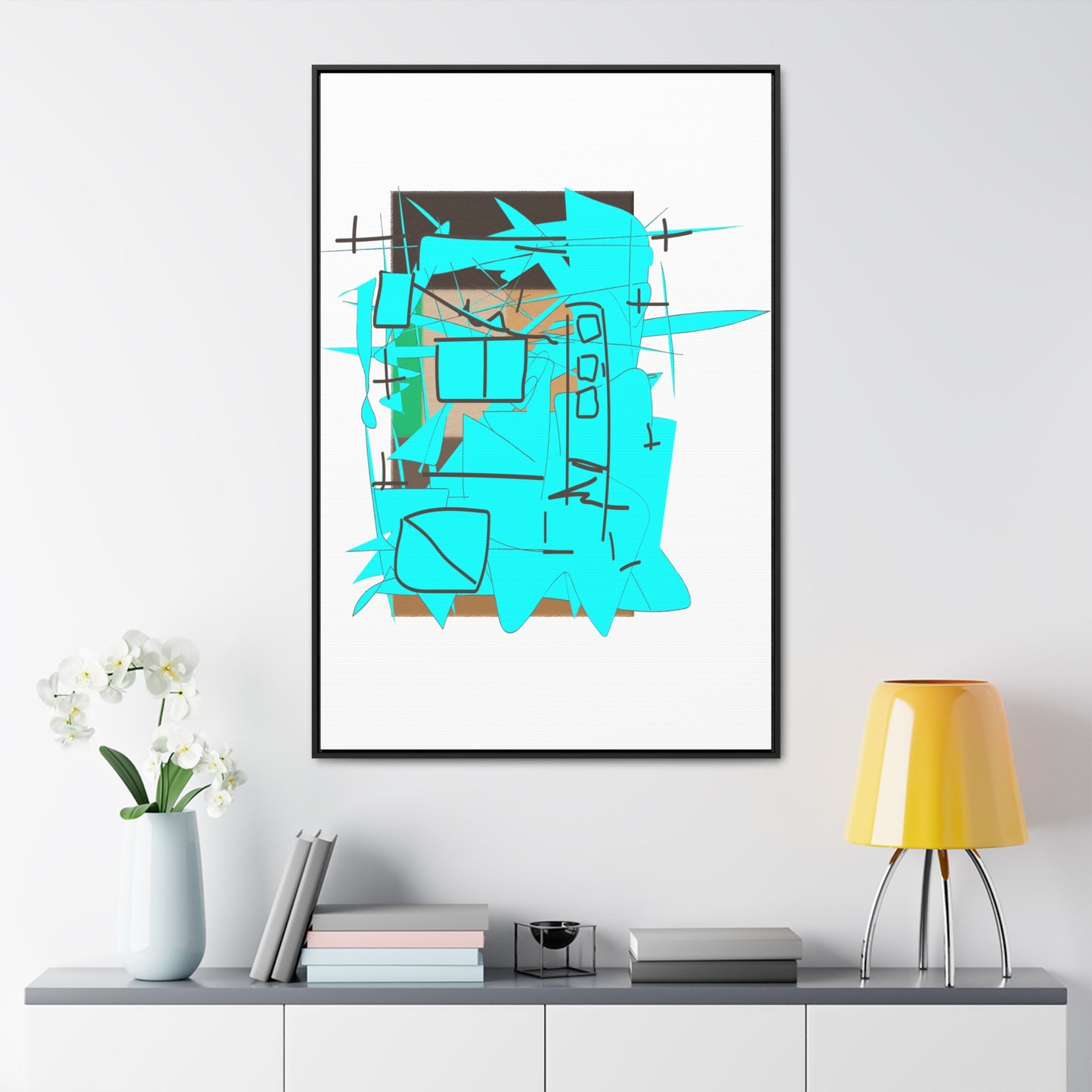 Naive City, Gallery Canvas Wraps, Vertical Frame