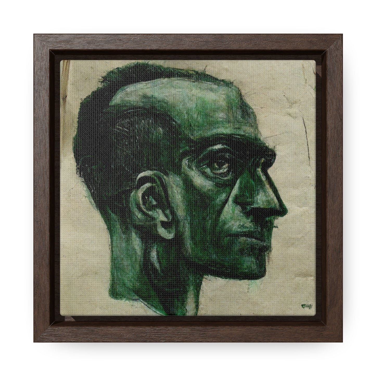 Heads 13, Valentinii, Gallery Canvas Wraps, Square Frame