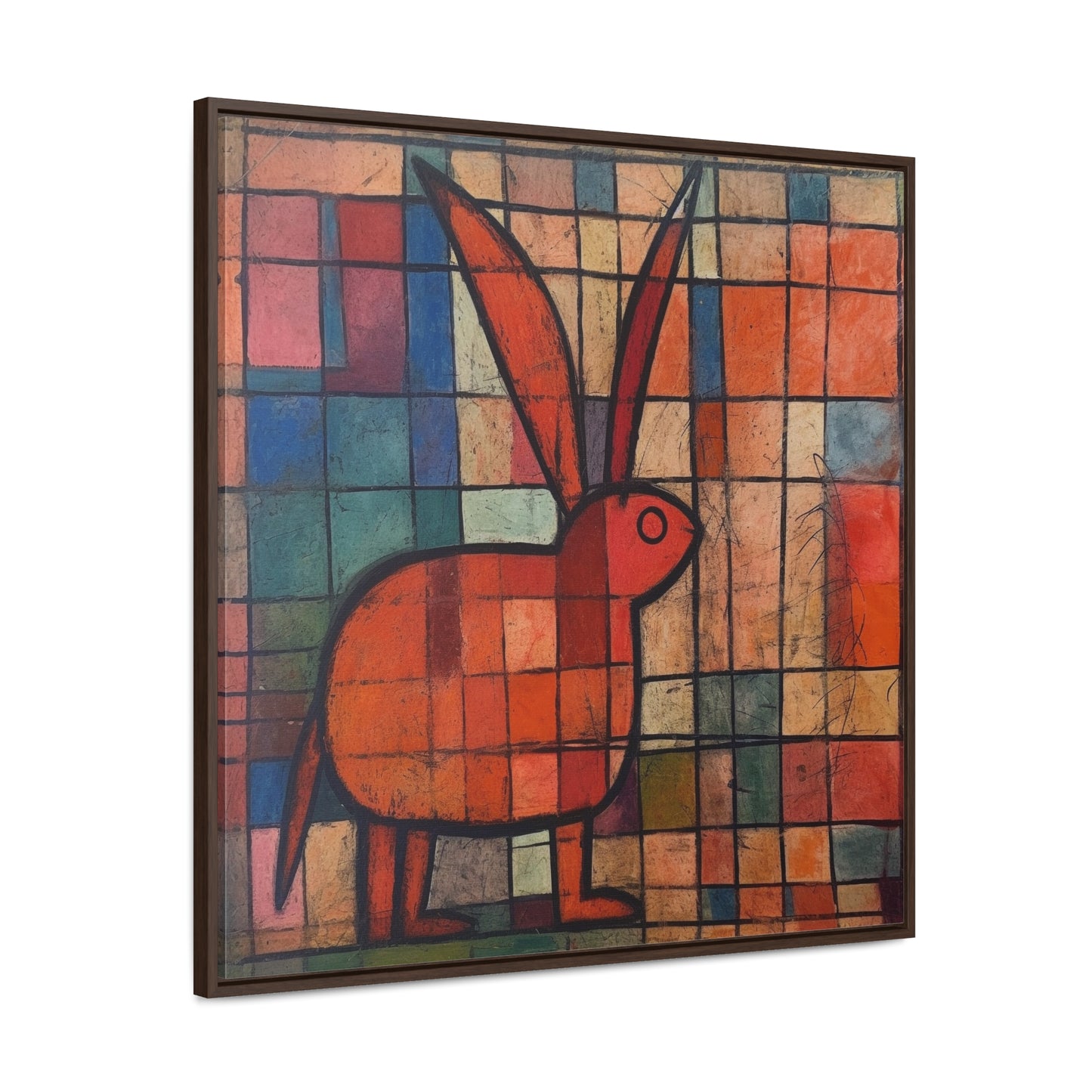 Rabbit 29, Gallery Canvas Wraps, Square Frame