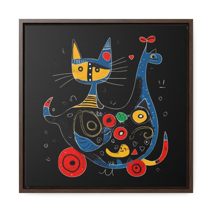 Cat 144, Gallery Canvas Wraps, Square Frame