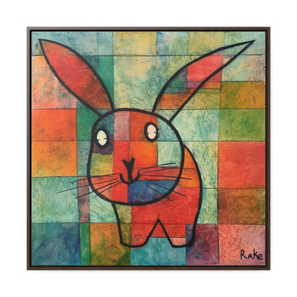 Rabbit 34, Gallery Canvas Wraps, Square Frame