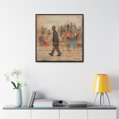 Sad Man 20, Valentinii, Gallery Canvas Wraps, Square Frame