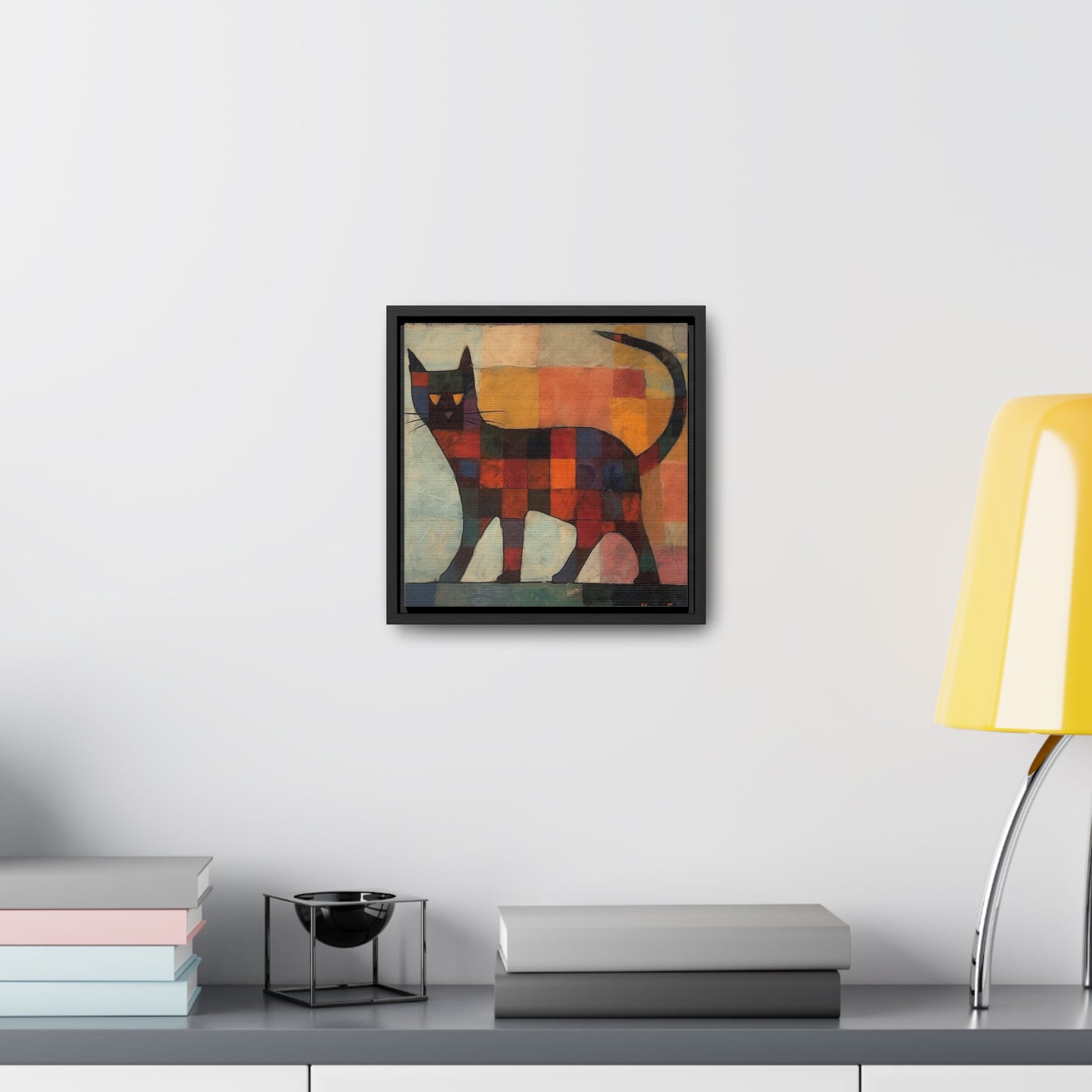 Cat 18, Gallery Canvas Wraps, Square Frame