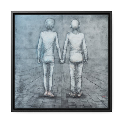 The Courage of Vulnerability 3, Valentinii, Gallery Canvas Wraps, Square Frame