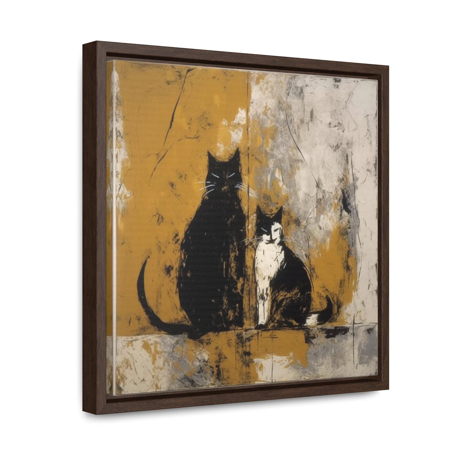 Cat 12, Gallery Canvas Wraps, Square Frame