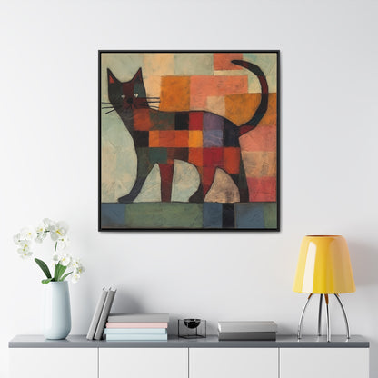 Cat 24, Gallery Canvas Wraps, Square Frame