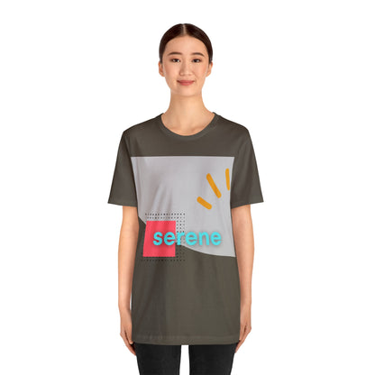 Serene, Unisex Jersey Short Sleeve Tee