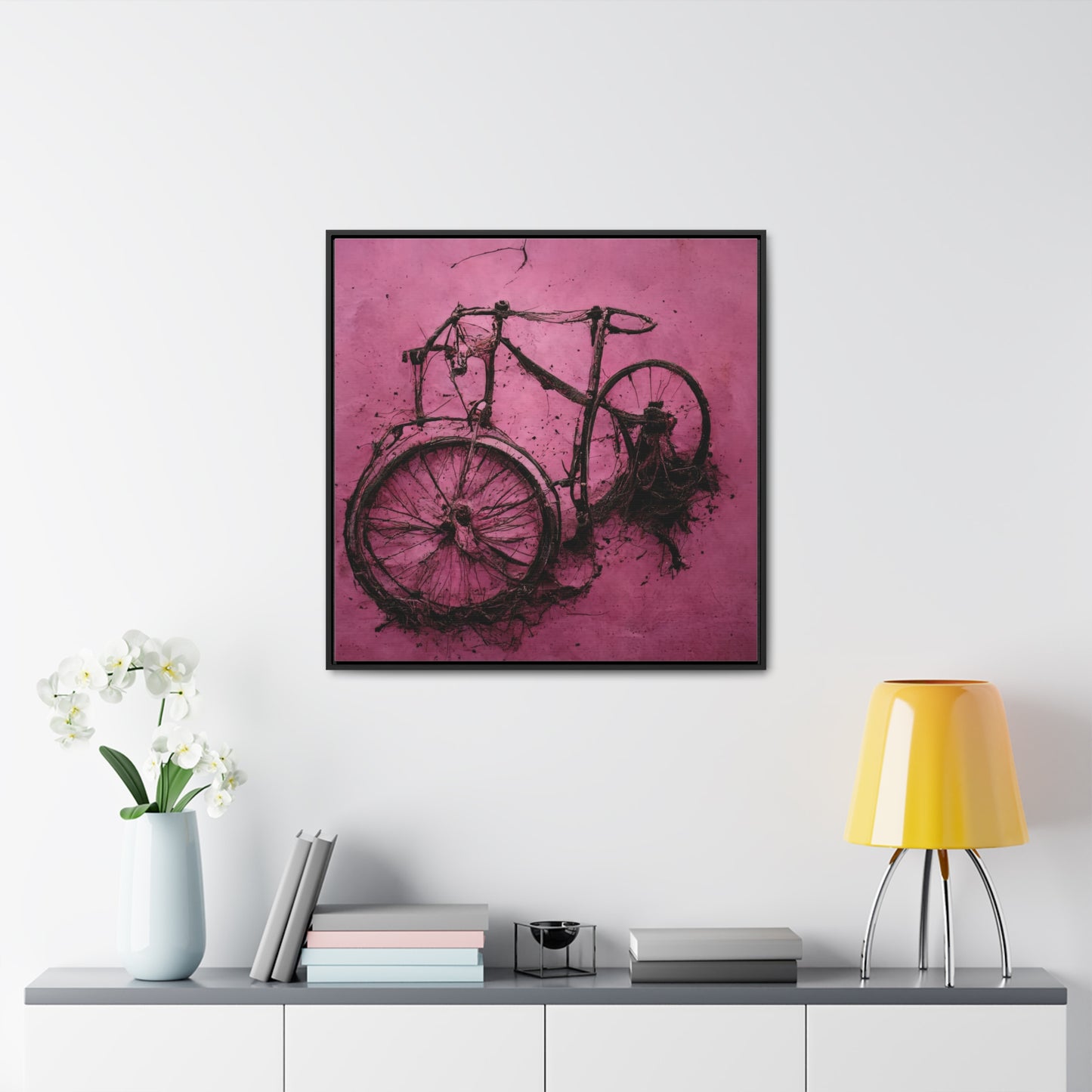 Bicycle 7, Valentinii, Gallery Canvas Wraps, Square Frame