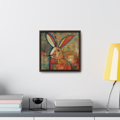 Rabbit 5, Gallery Canvas Wraps, Square Frame