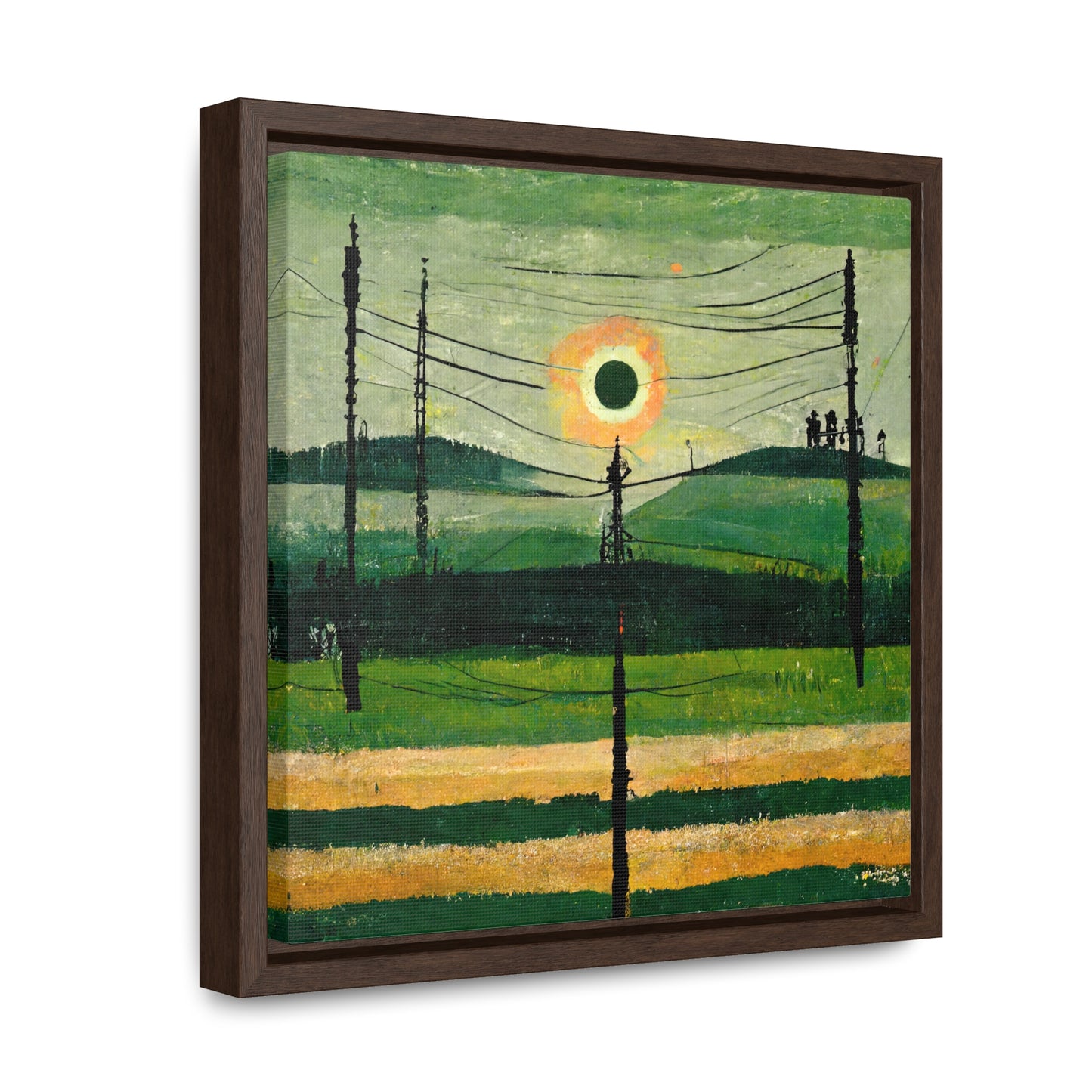 Land of the Sun 32, Valentinii, Gallery Canvas Wraps, Square Frame