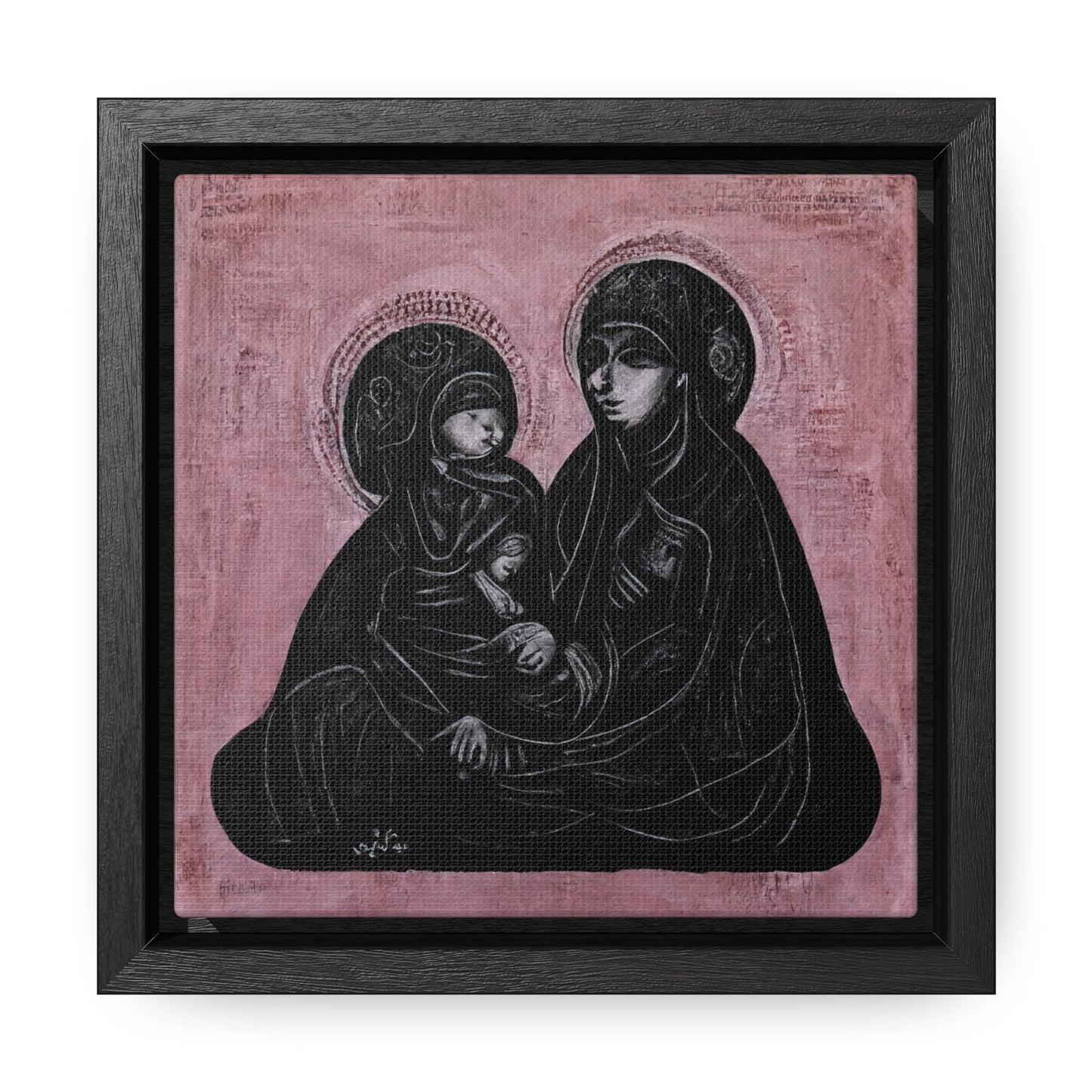 Mary and the Child 7, Valentinii, Gallery Canvas Wraps, Square Frame